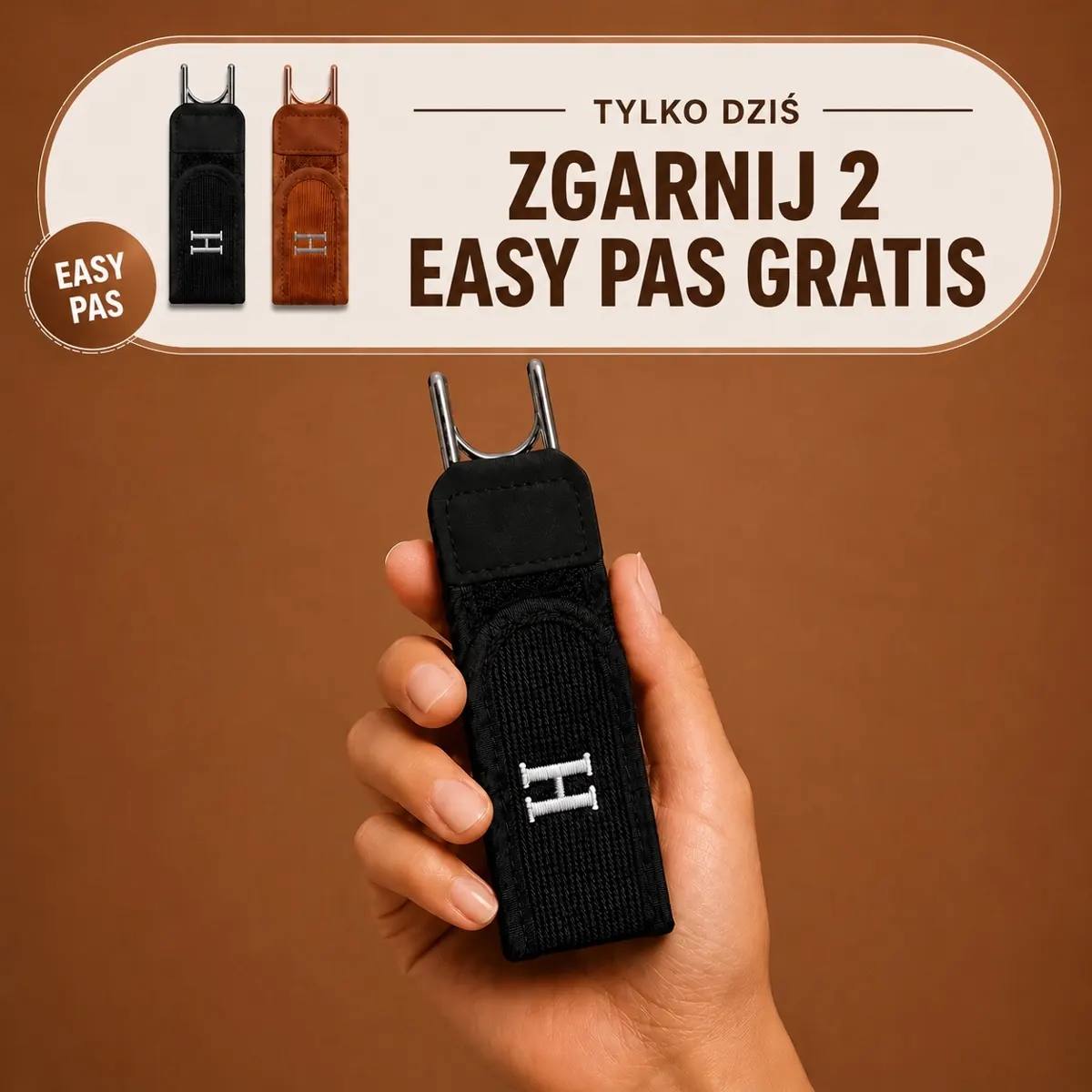 EasyPas pasek bez klamry